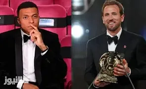 هاري كين يفوز بالكرة الذهبية بفارق 28 نقطة عن مبابي
